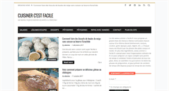 Desktop Screenshot of cuisiner-c-facile.fr