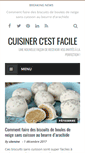 Mobile Screenshot of cuisiner-c-facile.fr