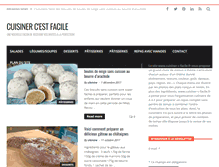 Tablet Screenshot of cuisiner-c-facile.fr